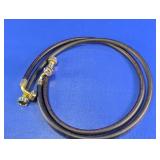 Black Rubber Filling Hose Pair