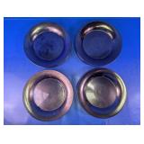 Smoke Grey Glass Charger Plates