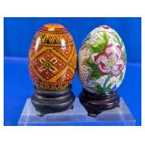 Decorative Painted Egg Figurines