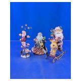 Santa Claus Christmas Figurine Set
