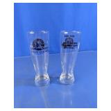 Outback Pub Big Ass Beer Glass Pair