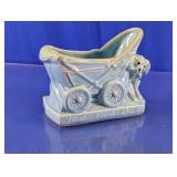 McCoy Vintage "What About Me?" Dog Buggy Planter