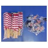 American Flag Stick & Keychain Assortment