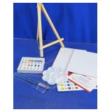 J Mark Mini Tabletop Artist Easel Painting Kit