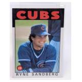1986 TOPPS HOF RYNE SANDBERG CARD