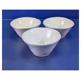 White Glass Bowls