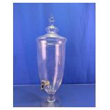 Etched Glass Beverage Dispenser