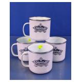 Coleman Enamel Camping Mugs