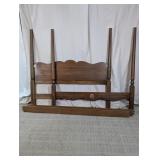 Wooden Four-Poster Twin Bed Frame