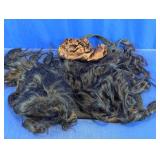 Human Hair Wig & Satin Bonnet Lot