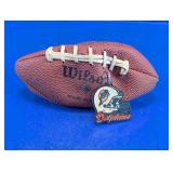 Vtg. Miami Dolphins Keychain & Wilson Football