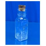 Vintage One Pound Pure Honey Glass Jar w/ Cork