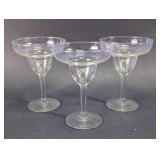 Clear Glass Margarita Goblets