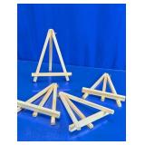 Mini Wooden Tabletop Display Easels Lot