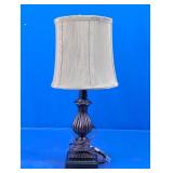 Fabric Shade Brown Table Lamp