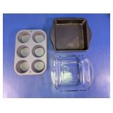 Baking Pan & Glass Baking Dish Set