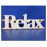 Relax Wooden Wall Decor
