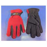 Red & Black Sport Gloves Pair