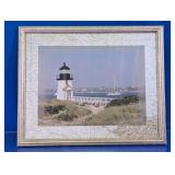 Framed Nautical Lighthouse Print