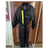 Mens Quilted Winter Ski Suit Jumpsuit