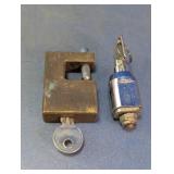 Brass Block Padlock & Mini Lock
