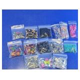 Assorted Beads & Jewelry Making Supplies