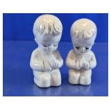 Praying Child Figurine Salt & Pepper Shaker Set