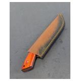 Handmade Wood Handle Fixed Blade Knife