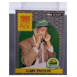 ROOKIE CARD 1990 NBA HOOPS HOF GARY PAYTON CARD