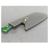 Custom Forged Serbian Chef Knife w/ Shealt