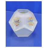 Decorative Bird Motif Frosted Glass Fairy Lamp