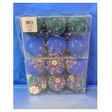 Peacock Shatterproof Christmas Ornaments Lot