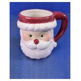 Santa Claus Figural Christmas Mug