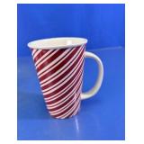 Red & White Stripe Candy Cane Mug