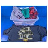Assorted Clothing Storage Tote Lot