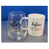 Before and After Patients Mug & Glass Pair