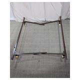 Adjustable Metal Bed Frame with Casters