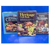 Vintage Cookbook & Christmas Crafts Book