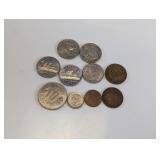 Vintage Collection of World & US Coin Lot