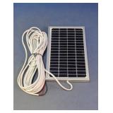 Small Solar Panel w/ Long Wire Cable