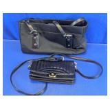 Black Crossbody & Tote Bag Set