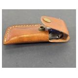 Damascus-Style Folding Pocket Knife
