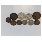 Vintage World Coin Collection Lot