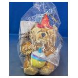 Birthday Bear Plush With Cake & Party Hat