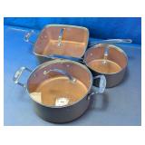 Gotham Steel Copper Nonstick Cookware Set