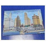Chicago Souvenir Accordion Postcard