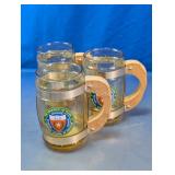 University of Texas Medical School Glass Mugs