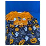 Halloween Pumpkin & Ghost Pajama Set