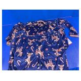Navy Rudolph Reindeer Pajama Set