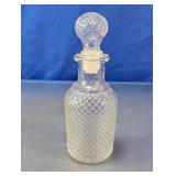 Avon Textured Glass Decanter With Stopper
